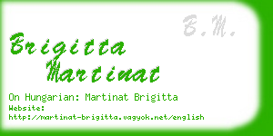 brigitta martinat business card